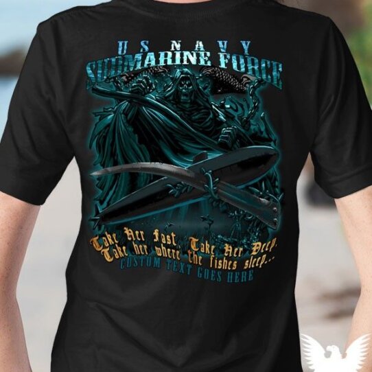 US Navy Submarine Force Grim Reaper Women's Shirt