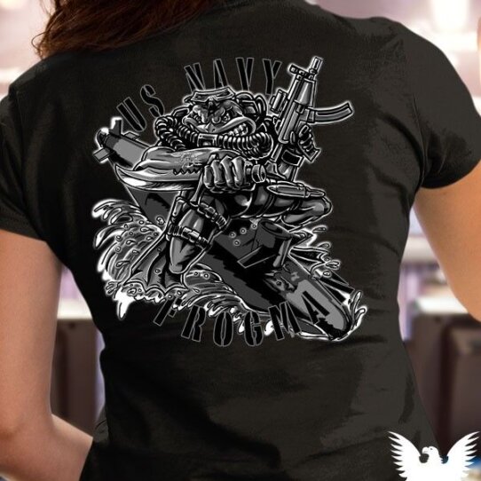 US Navy Frogman Seal Women's Shirt