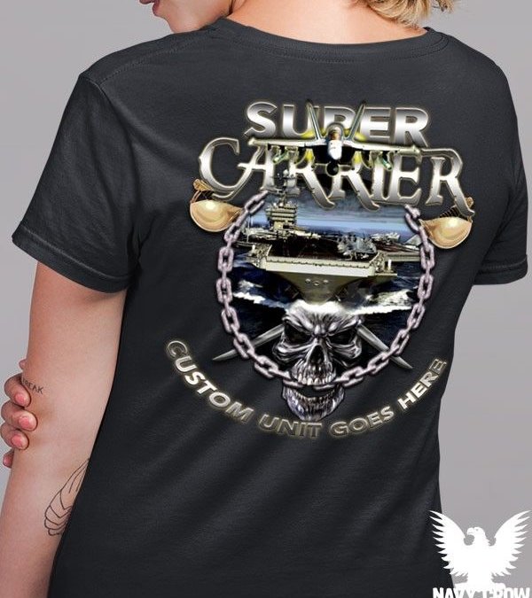 US Navy Super Aircraft Carrier Women’s Shirt