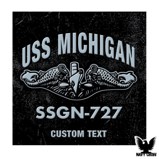 USS Michigan SSGN-727 Submarine Warfare Insignia Decal