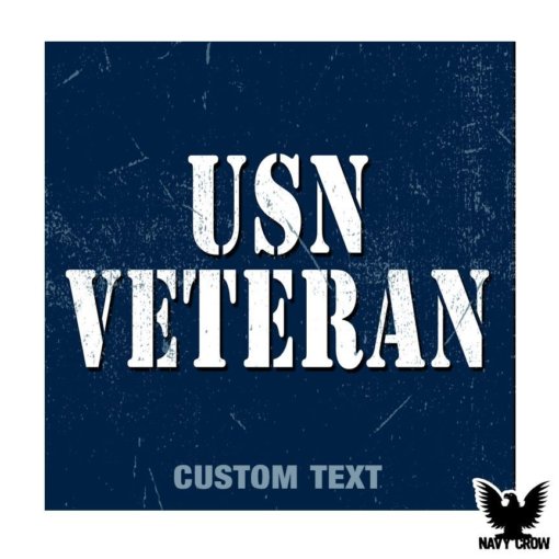 USN Veteran Slogan US Navy Decal