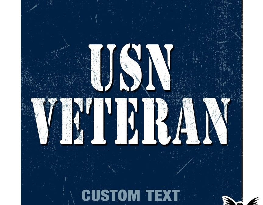USN Veteran Slogan US Navy Decal