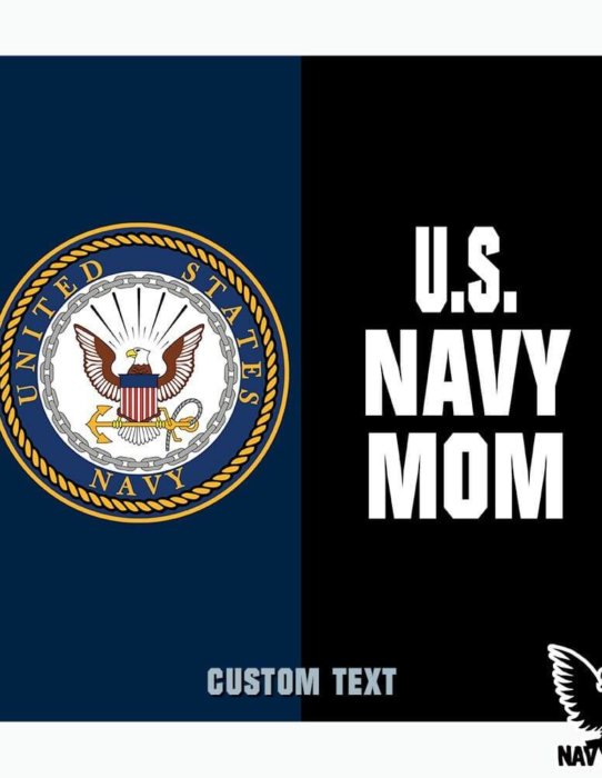 US Navy Mom Split Military Decal