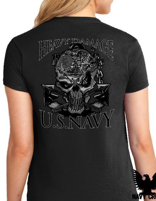 US Navy Destroyer Heavy Damage Women's Shirt