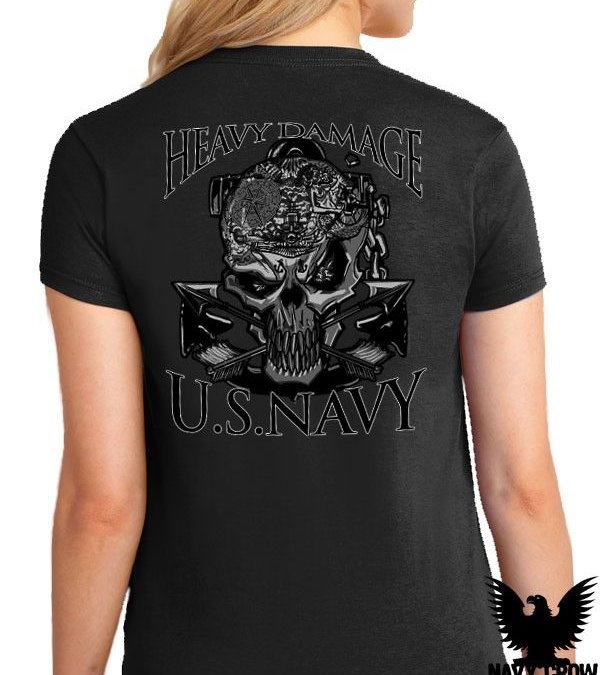 US Navy Destroyer Heavy Damage Women’s Shirt
