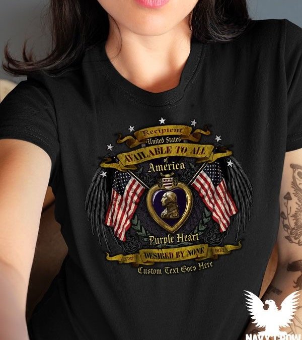 Purple Heart US Navy Women’s Shirt