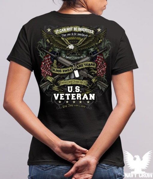 US Navy Veteran It Can Not Be Inherited Women's Shirt