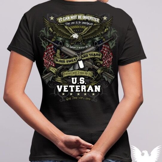 US Navy Veteran It Can Not Be Inherited Women's Shirt