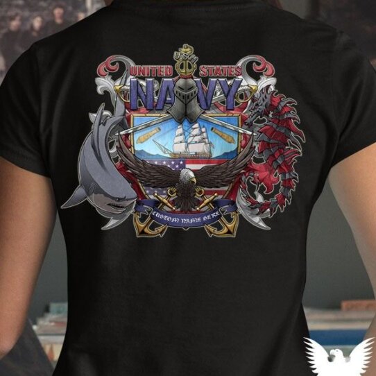 US Navy Coat Of Arms Women's Shirt