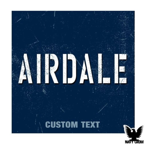 Airdale Slogan US Navy Decal