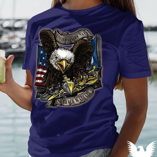 US Navy Surface Warfare Women's Shirt