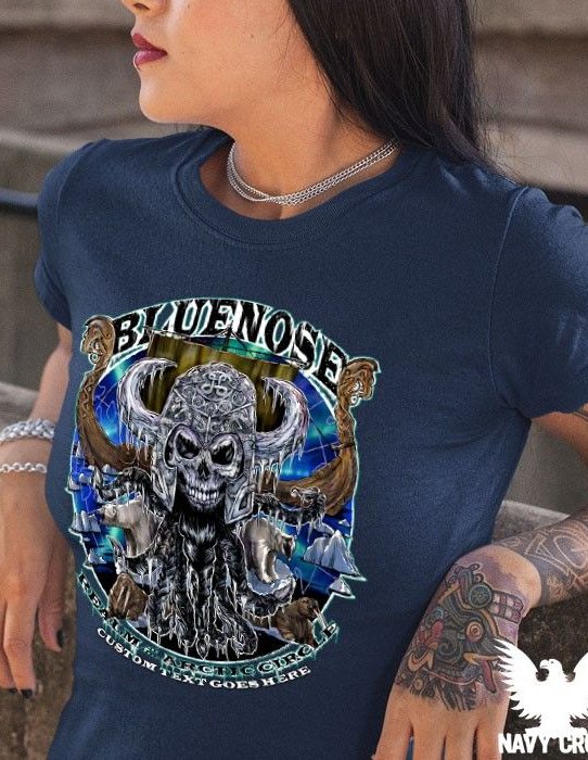 Bluenose Arctic Viking Skull Women's Shirt