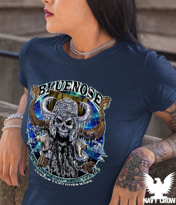 Bluenose Arctic Viking Skull Women's Shirt