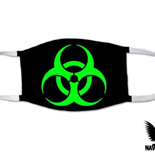 Bio Hazard Zombie Apocalypse US Navy Covid Mask