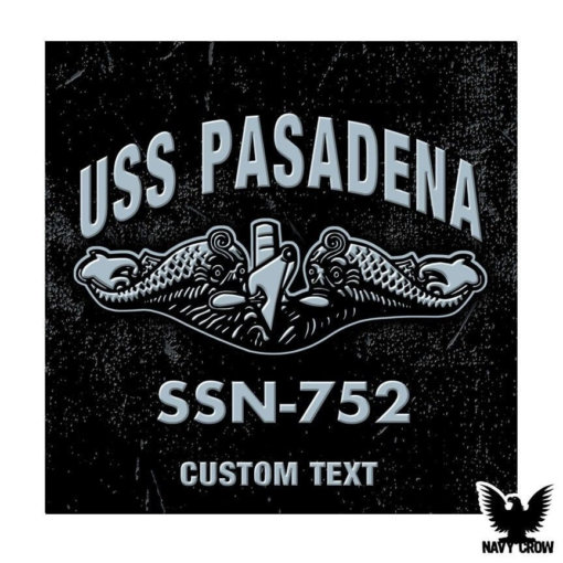 USS Pasadena SSN-752 Submarine Warfare Insignia Decal