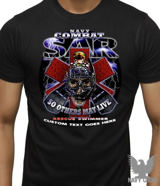 Combat Rescue Swimmer SAR US Navy Shirt