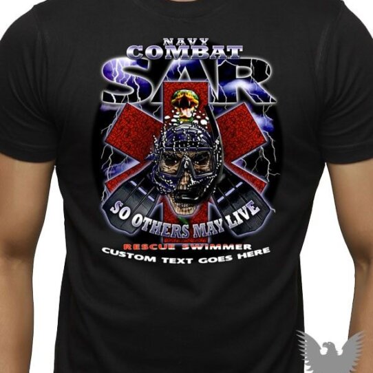 Combat Rescue Swimmer SAR US Navy Shirt