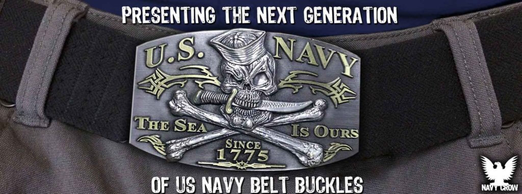 US Navy Belt Buckles The Sea Is Ours