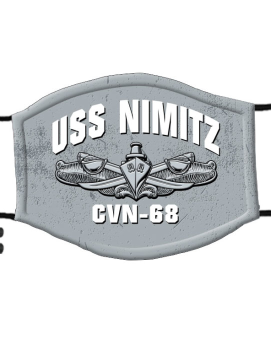 USS Nimitz CVN-68 Surface Warfare US Navy Covid Mask