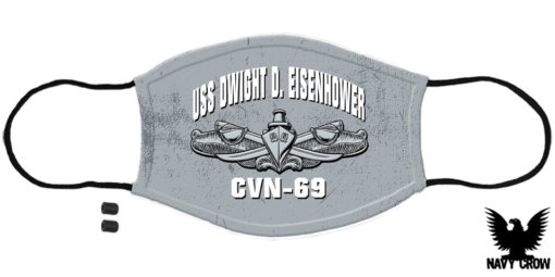 USS Dwight D Eisenhower CVN-69 Surface Warfare US Navy Covid Mask