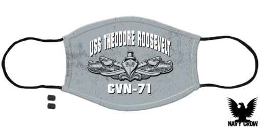 USS Theodore Roosevelt CVN-71 Surface Warfare US Navy Covid Mask