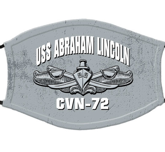 USS Abraham Lincoln CVN-72 Surface Warfare US Navy Covid Mask