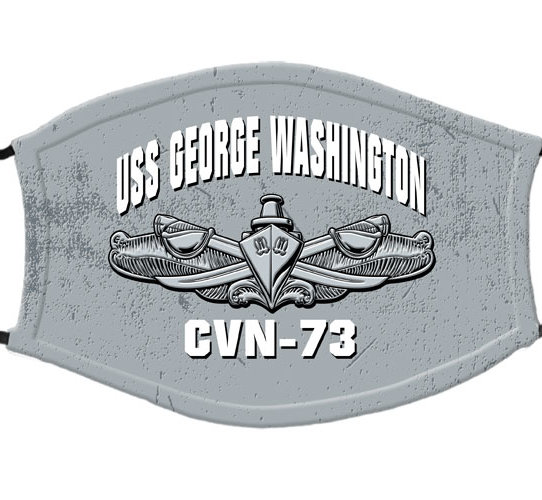 USS George Washington CVN-73 Surface Warfare US Navy Covid Mask