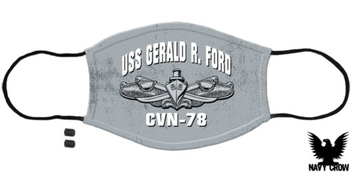 USS Gerald R Ford CVN-78 Surface Warfare US Navy Covid Mask