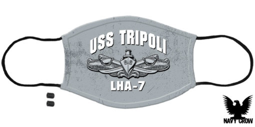 USS Tripoli LHA-7 Surface Warfare US Navy Covid Mask