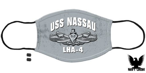 USS Nassau LHA-4 Surface Warfare US Navy Covid Mask