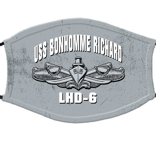 USS Bonhomme Richard LHD-6 Surface Warfare US Navy Covid Mask