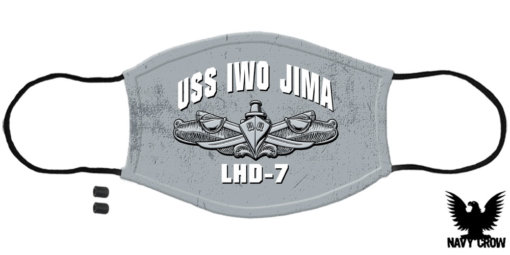 USS Iwo Jima LHD-7 Surface Warfare US Navy Covid Mask