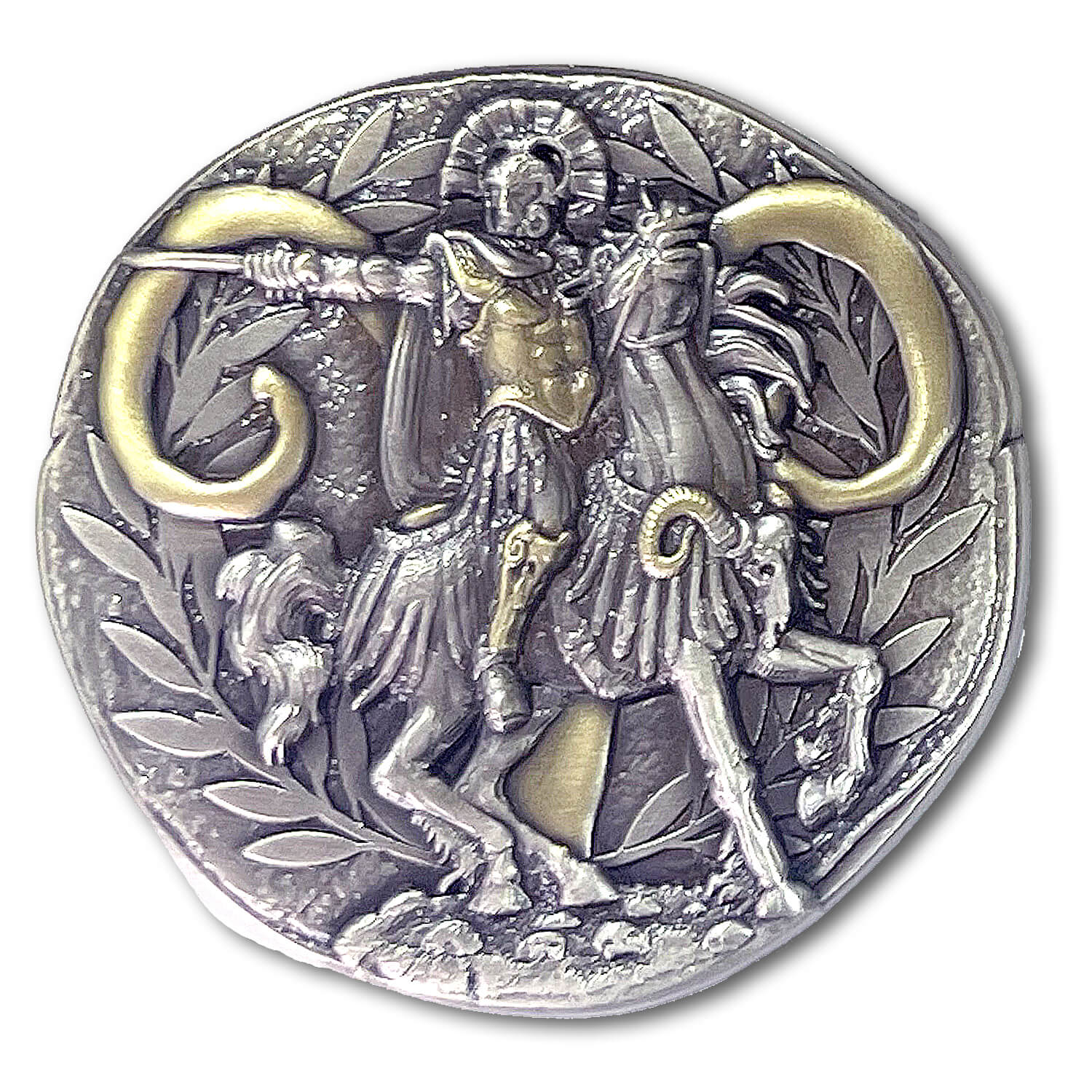 Ares Greek God of War and Cruelty Ancient Collectible Coin