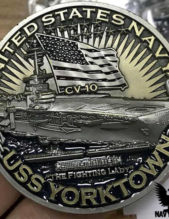 USS Yorktown Warships of World War 2 75th Anniversary Coin