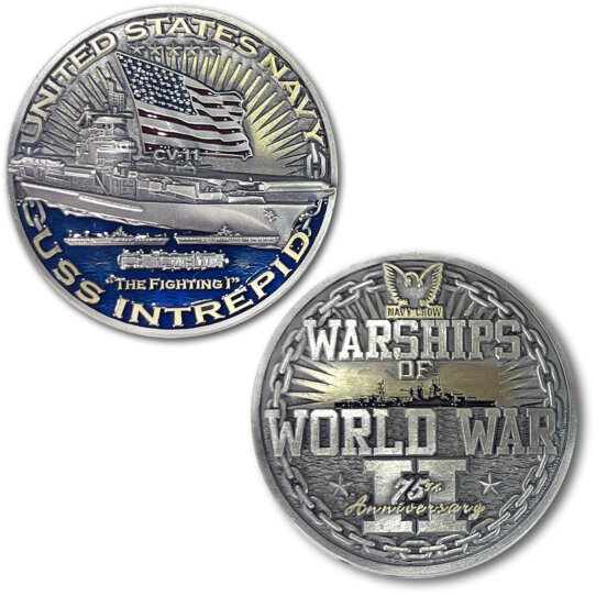 USS-Intrepid-Warships-of-World-War-2-Coin