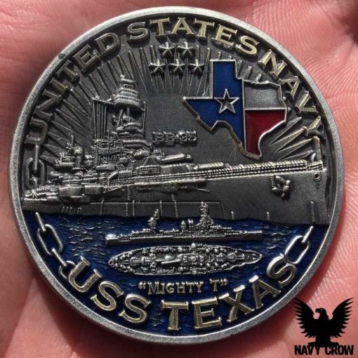 USS Texas Warships of World War 2 75th Anniversary Coin