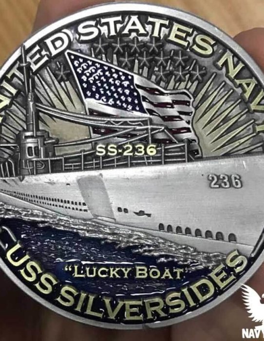 USS Silversides Warships of World War 2 75th Anniversary Coin