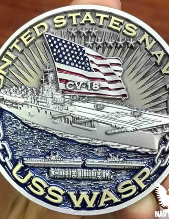 USS Wasp Warships of World War 2 75th Anniversary Coin