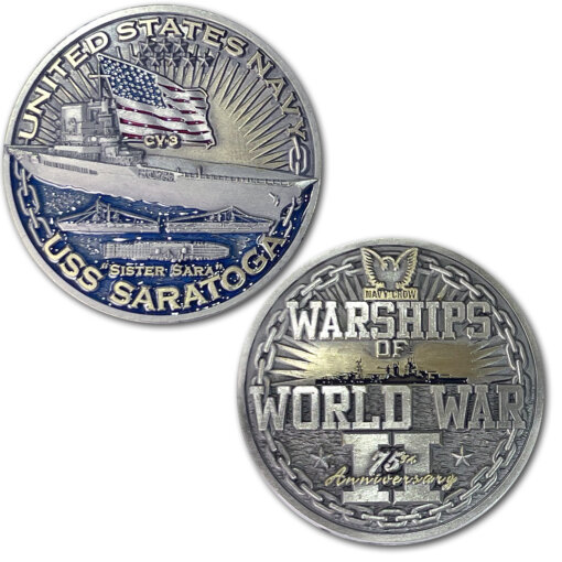 USS-Saratoga-Warships-of-World-War-2-Coin