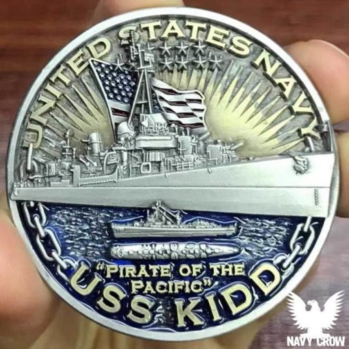 USS Kidd Warships Of World War 2 75th Anniversary Coin