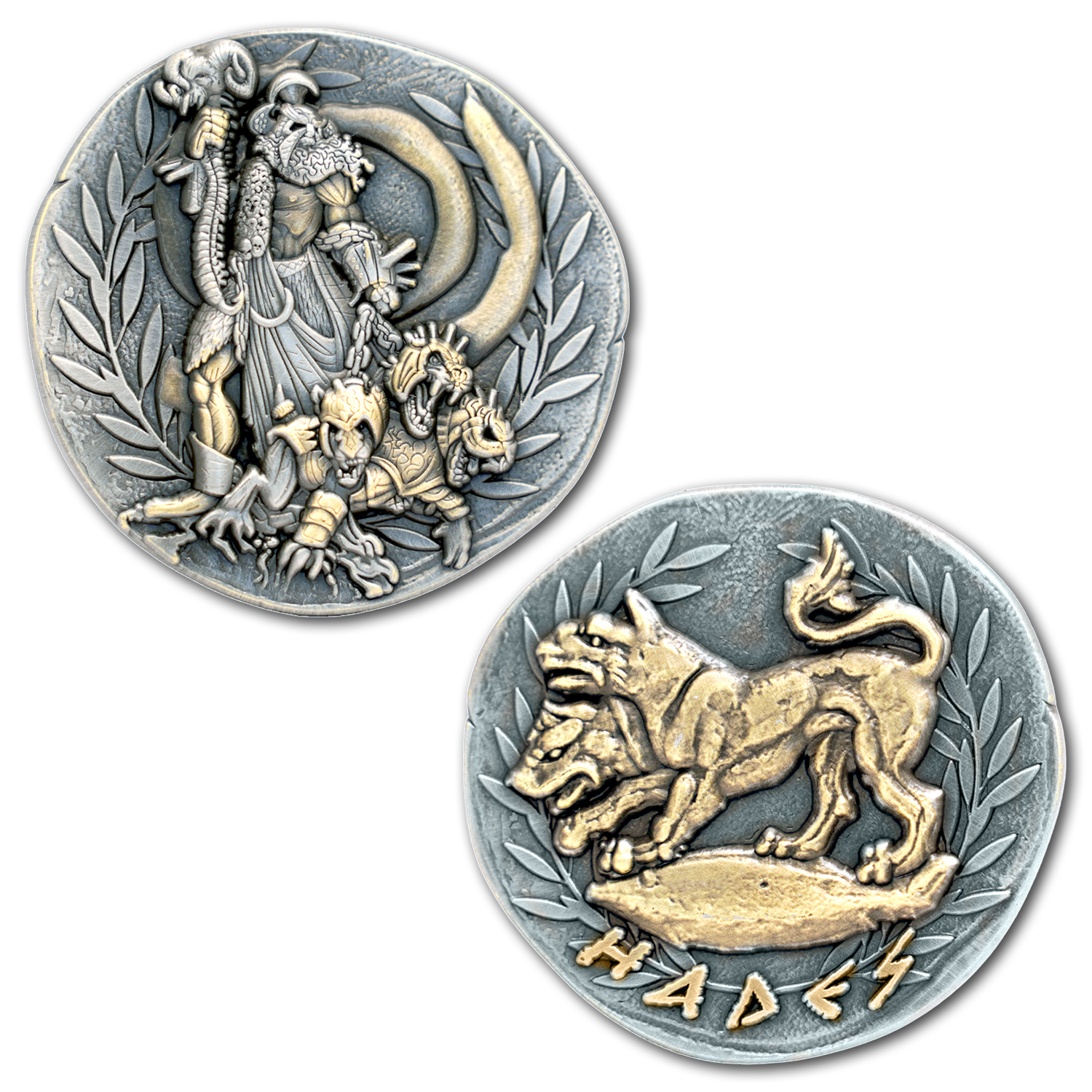 Hades God Of The Underworld Greek God Ancient Coin, image size:1500x1500