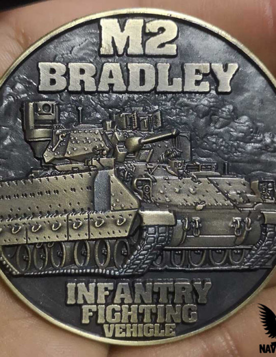 M2 Bradley Devil Dogs of Desert Storm Challenge Coin