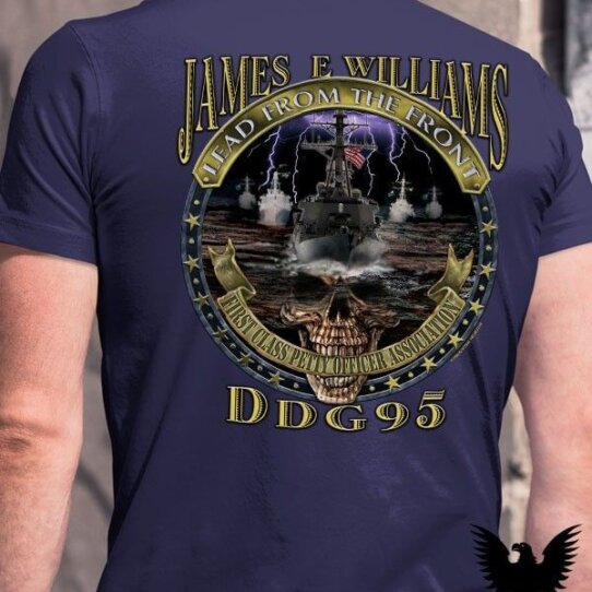 USS James E Williams DDG-95 FCPOA Custom US Navy Shirt