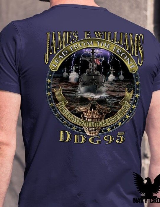USS James E Williams DDG-95 FCPOA Custom US Navy Shirt