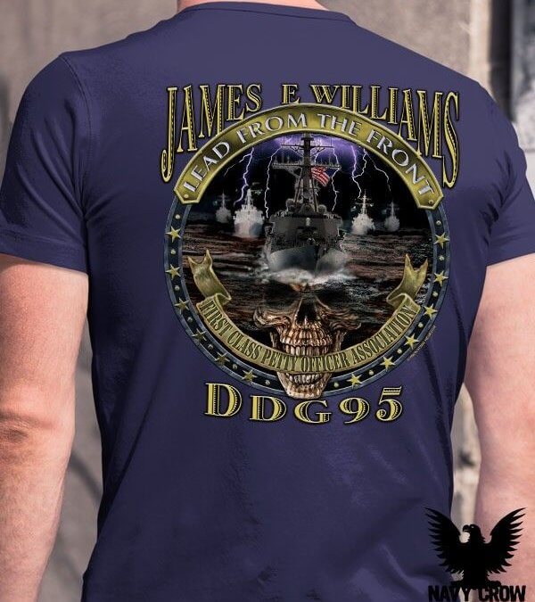 USS James E Williams DDG-95 FCPOA Custom US Navy Shirt