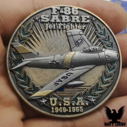 F-86 Sabre USA Cold War Combatants Challenge Coin