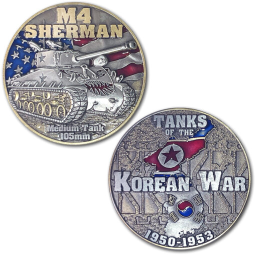 Sherman-Korean-Tank-Coin