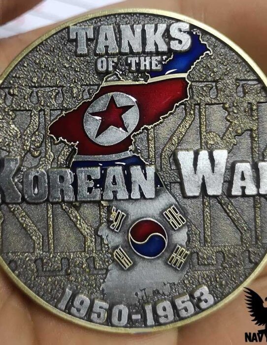 Tanks of the Korean War Challenge Coins