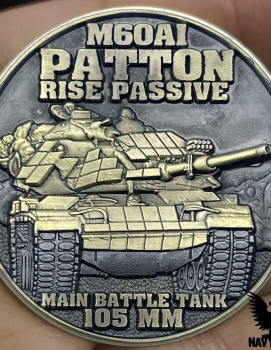 M60A1 Patton Devil Dogs Of Desert Storm Challenge Coin