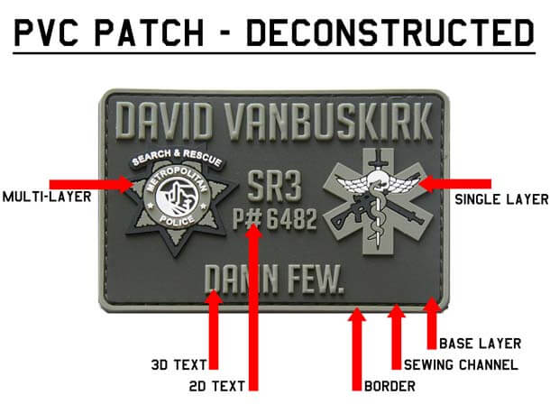 Military Morale PVC Patches Are the Bomb